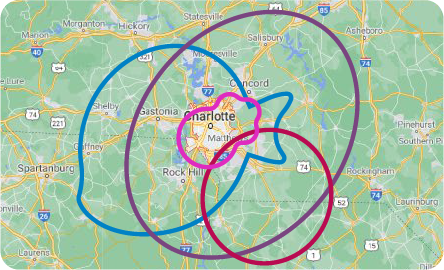 Coverage map